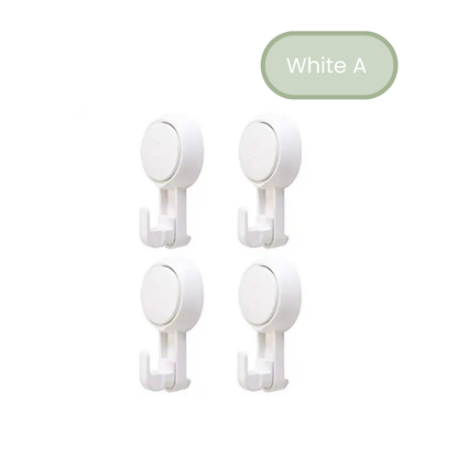 Suction Cup Wall Hooks (Pack of 4)